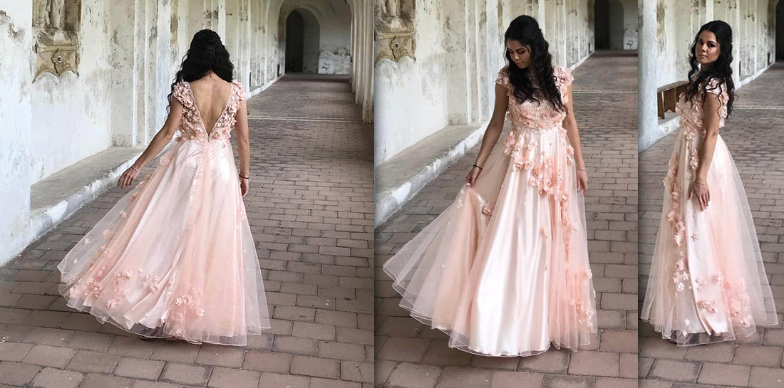 Dress and Bloom peach-pink flower dress
